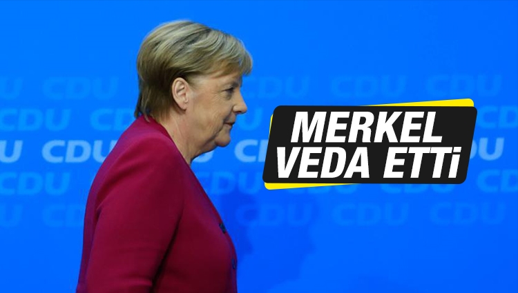 Sesli Makale Haber Merkel partisine veda etti