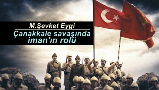 M. Şevket Eygi : Yıl 1915, Çanakkale…