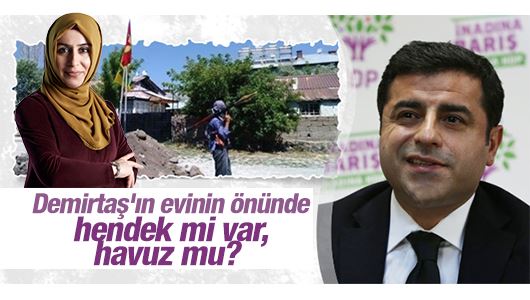 Cemile Bayraktar : Demirtaş'ın evinin önünde hendek mi var, havuz mu? 