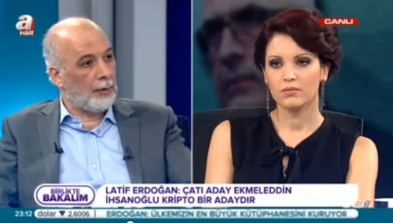 Latif Erdoğan: Ekmeleddin Kripto aday