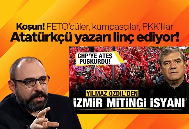 Mevlüt Tezel : Koşun! FETÖ’cüler, kumpasçılar PKK’lılar Atatürkçü yazarı linç ediyor!
